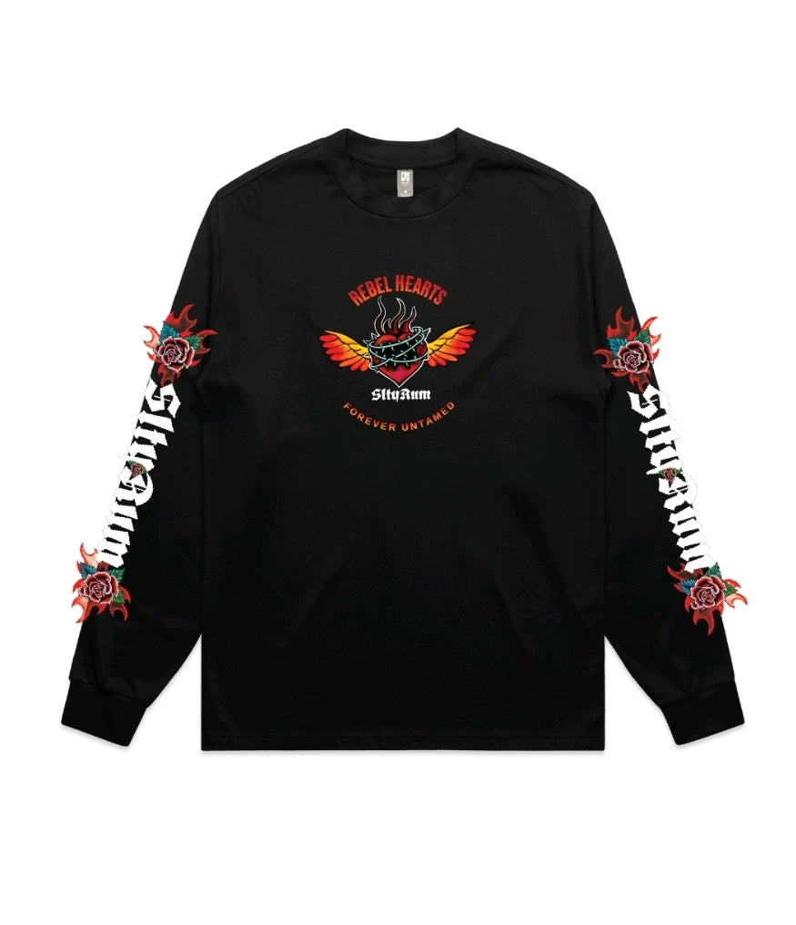 Pre-Sale** REBEL HEARTS long sleeve tee (approx 3-8 weeks)