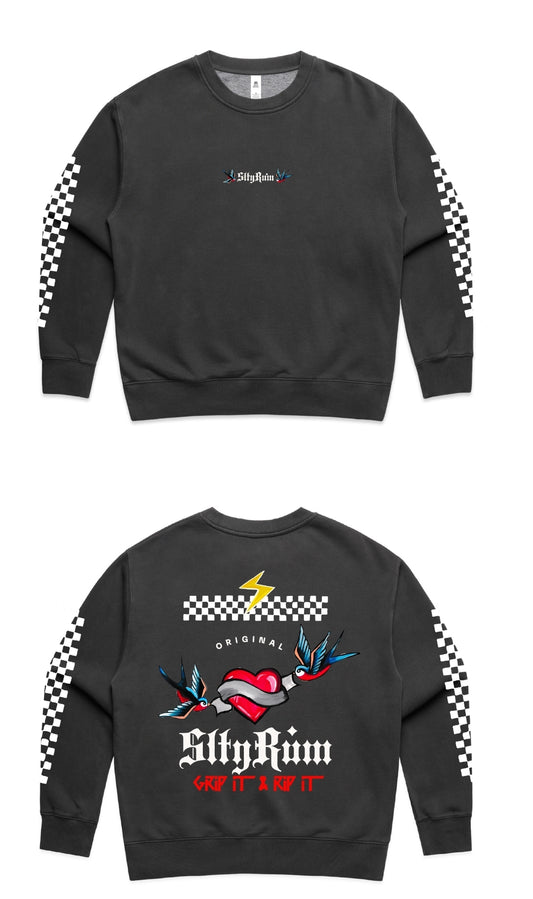 WOMENS GRIP & RIP BIRD CREW